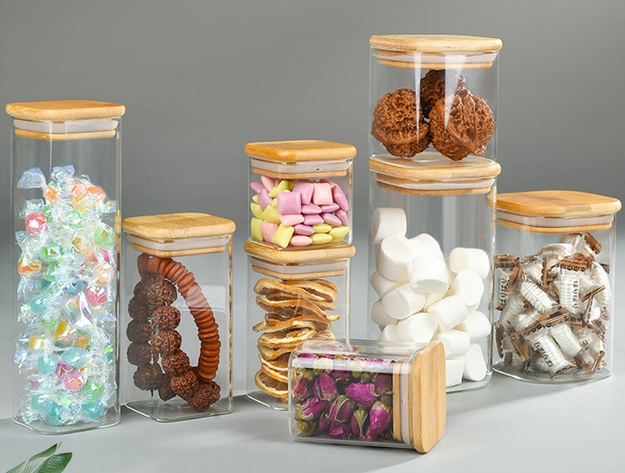 Finished glass canisters